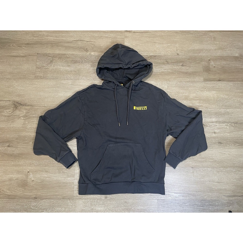 Pirelli Hoodie Unisex S Small Black F1 Racing Cars Pullover Gray